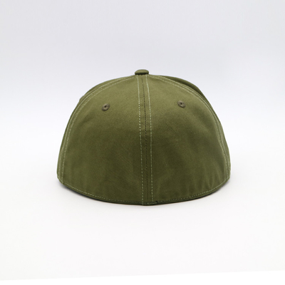 Broderie plate faite sur commande de chapeau de Snapback de bord de haut coton de Breathability