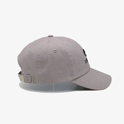 Casquette de baseball noire de Six-panneau de coton emballée dans le poly-sac individuel