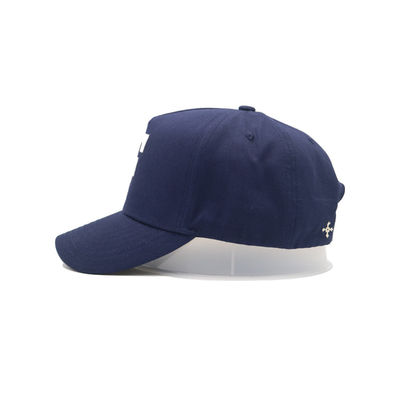 Casquette à visière plate Bandeau en coton/polyester Taille unique/Taille personnalisée
