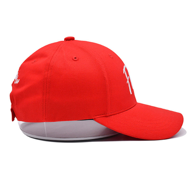 Des casquettes de base-ball en plastique sur mesure avec un bandeau en nylon en polyester 100% coton