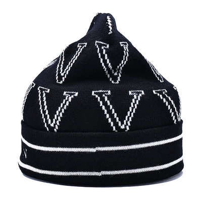 Chapeaux de bonnet en tricot confortables pour le froid Mélange acrylique merino classique Unisexe quotidien