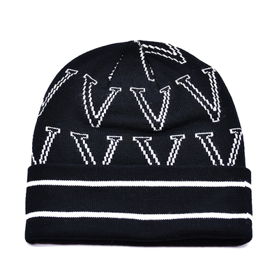 Chapeaux de bonnet en tricot confortables pour le froid Mélange acrylique merino classique Unisexe quotidien