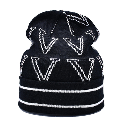 Chapeaux de bonnet en tricot confortables pour le froid Mélange acrylique merino classique Unisexe quotidien