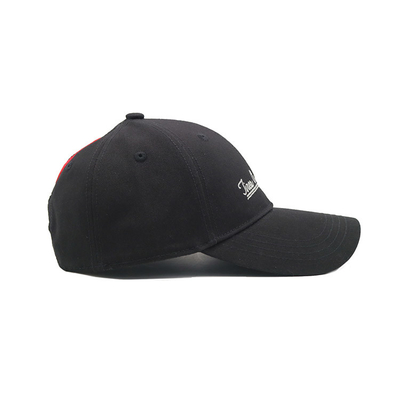 Coupe de baseball en coton avec logo brodé personnalisé