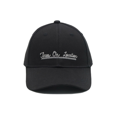 Coupe de baseball en coton avec logo brodé personnalisé