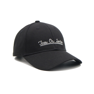 Coupe de baseball en coton avec logo brodé personnalisé