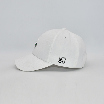Casquette de baseball à six panneaux de haute performance avec courroie réglable de panneau avant structuré