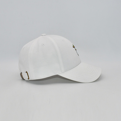 Casquette de baseball à six panneaux de haute performance avec courroie réglable de panneau avant structuré
