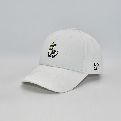 Casquette de baseball à six panneaux de haute performance avec courroie réglable de panneau avant structuré