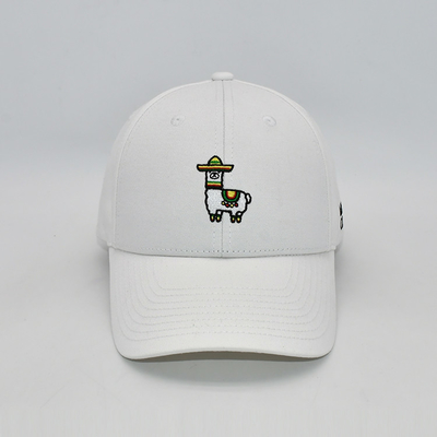 Casquette de baseball à six panneaux de haute performance avec courroie réglable de panneau avant structuré