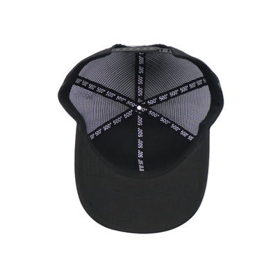 Broderie Trucker Mesh Cap 6 Panneau à la mode avant bord courbé
