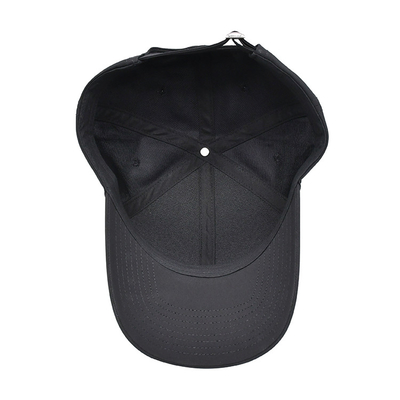 Coupe de base-ball à 6 panneaux blancs 58 cm, chapeau de papa déchiré en polyester doux et cool.