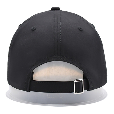 Coupe de base-ball à 6 panneaux blancs 58 cm, chapeau de papa déchiré en polyester doux et cool.