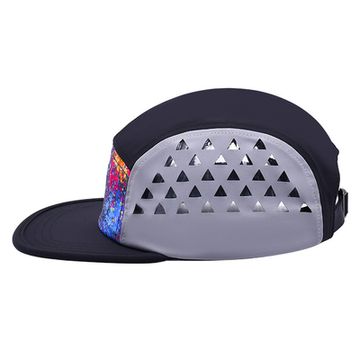 Contraste couture casquette de camping avec Sports Mesh Sweatband pour les activités de plein air