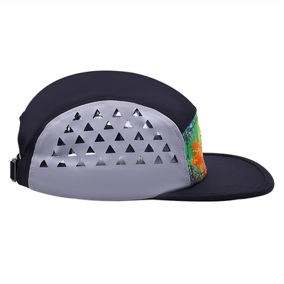Contraste couture casquette de camping avec Sports Mesh Sweatband pour les activités de plein air
