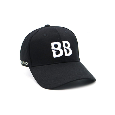 Chapeau de base-ball brodé de style mode avec volet brodé et fermeture arrière en métal du logo