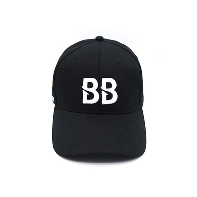 Chapeau de base-ball brodé de style mode avec volet brodé et fermeture arrière en métal du logo