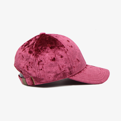 Profil personnalisé en coton Six Panel Baseball Cap avec logo brodé en tissu satiné