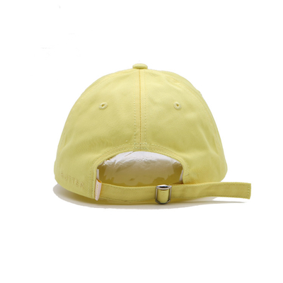 Casquette de baseball en coton personnalisable avec sangle réglable et couture assortie