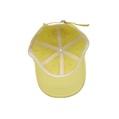 Casquette de baseball en coton personnalisable avec sangle réglable et couture assortie