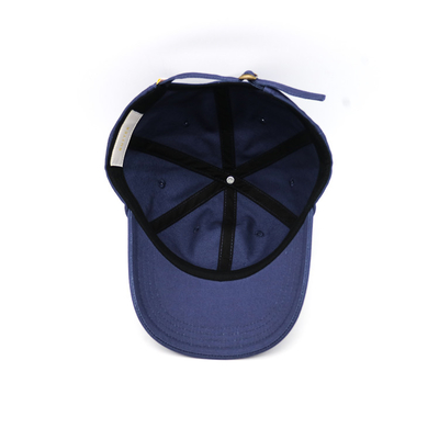 Visor incurvé 6 Panneau Bonnet de baseball avec logo brodé Couture correspondante et coutures renforcées