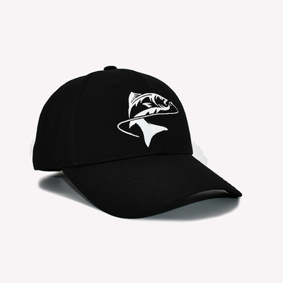 Coutures renforcées Visor incurvé Bonnet de base-ball en coton Style non structuré
