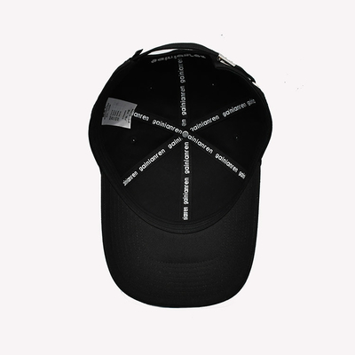 Coutures renforcées Visor incurvé Bonnet de base-ball en coton Style non structuré