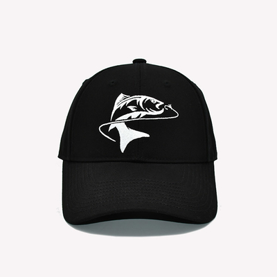 Coutures renforcées Visor incurvé Bonnet de base-ball en coton Style non structuré