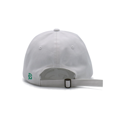 Capuche de baseball à logo 6 avec bande réglable et tissu en coton
