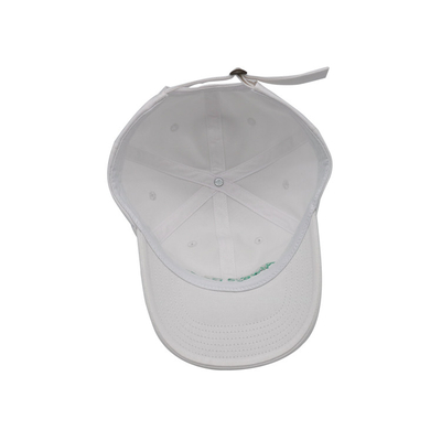 Capuche de baseball à logo 6 avec bande réglable et tissu en coton