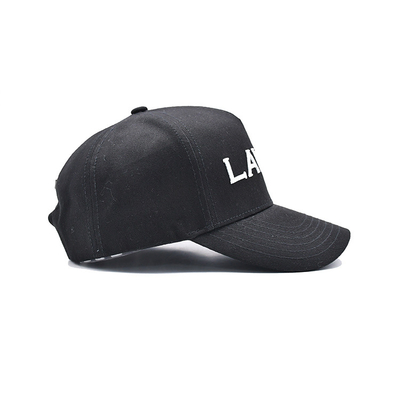Personnalisez le bonnet de baseball en coton à cinq panneaux avec visor incurvé, sangle réglable et forme structurée