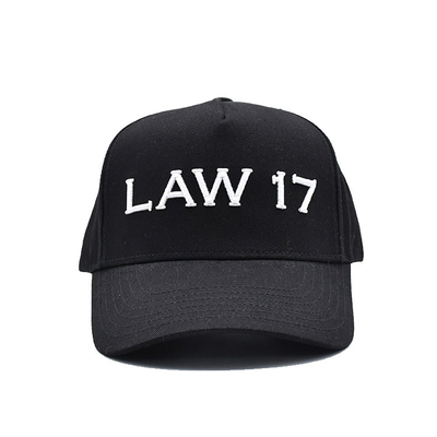 Personnalisez le bonnet de baseball en coton à cinq panneaux avec visor incurvé, sangle réglable et forme structurée