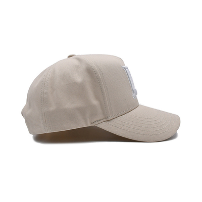 Casquette de baseball en coton personnalisable avec panneau avant construit et coutures renforcées