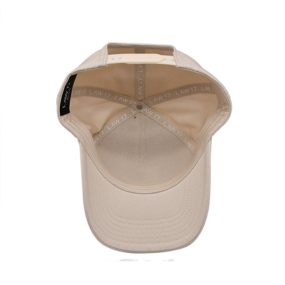Casquette de baseball en coton personnalisable avec panneau avant construit et coutures renforcées