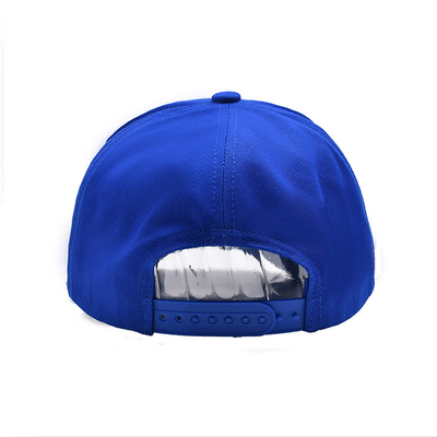 Casquette de baseball sur mesure à cinq panneaux avec couronne de profil non structurée et bande de sueur en coton