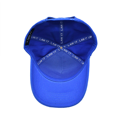 Casquette de baseball sur mesure à cinq panneaux avec couronne de profil non structurée et bande de sueur en coton