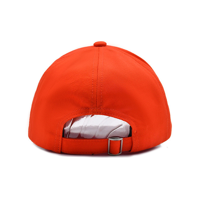 Casquette de baseball en coton sur mesure avec logo brodé visor incurvé fermeture réglable