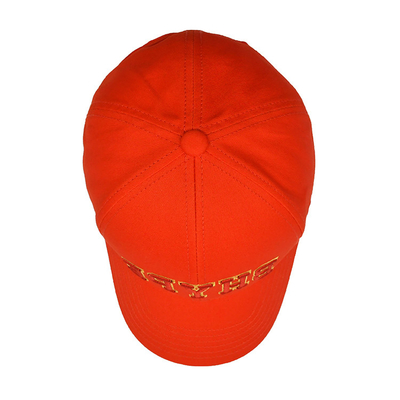 Casquette de baseball en coton sur mesure avec logo brodé visor incurvé fermeture réglable