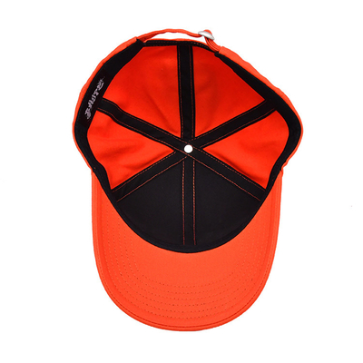 Casquette de baseball en coton sur mesure avec logo brodé visor incurvé fermeture réglable