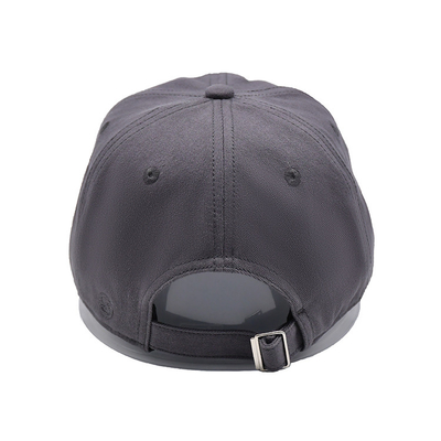 Casquette de base-ball en coton brodée avec visière incurvée de forme non structurée 6 yeux