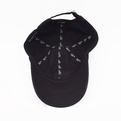 Casquette de baseball à profil non structuré sur mesure avec bande de sueur en coton et tissus à couture correspondante