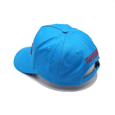 bande de sueur en coton personnalisable cinq panneaux bonnet de base-ball avec ceinture réglable et coutures renforcées