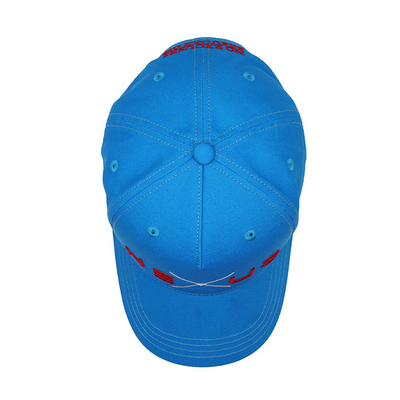 bande de sueur en coton personnalisable cinq panneaux bonnet de base-ball avec ceinture réglable et coutures renforcées