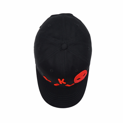 Profil non construit 6 panneaux bonnet de baseball avec couleur personnalisable et coutures renforcées