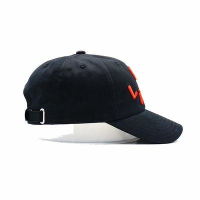 Profil non construit 6 panneaux bonnet de baseball avec couleur personnalisable et coutures renforcées