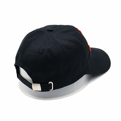 Profil non construit 6 panneaux bonnet de baseball avec couleur personnalisable et coutures renforcées
