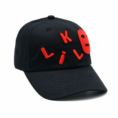 Profil non construit 6 panneaux bonnet de baseball avec couleur personnalisable et coutures renforcées
