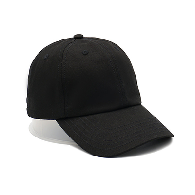 Capuchon de baseball à 6 panneaux non structuré avec visière incurvée personnaliser la couleur Panneau avant construit