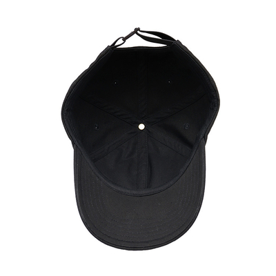 Capuchon de baseball à 6 panneaux non structuré avec visière incurvée personnaliser la couleur Panneau avant construit