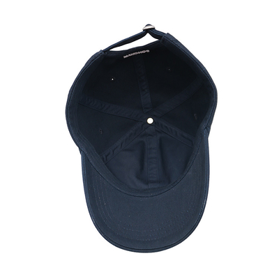 Capuchon de baseball au logo brodé renforcé avec coutures de couleur personnalisées